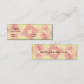 抽象芸術ROSAプロファイルカード スキニー名刺 (正面/裏面)