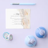 抽象芸術RSVPカード |予算 チラシ (シングル)