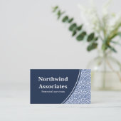 抽象芸術Scribbles名刺、青王室の 名刺 (スタンド正面)