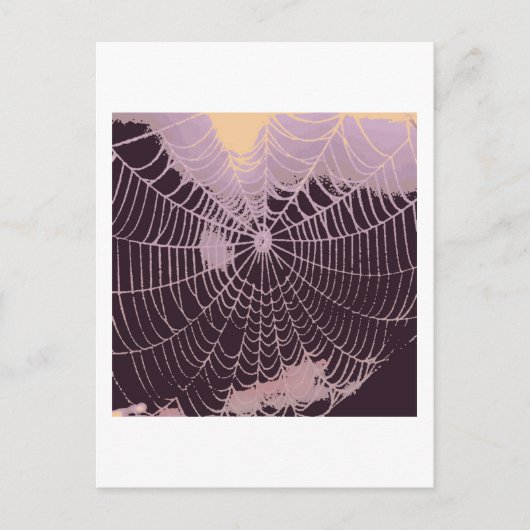 抽象芸術Spider Web ポストカード (正面)