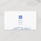 抽象芸術Structure Architectビジネス・カード 名刺 (裏面)