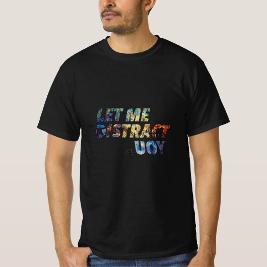 抽象芸術Tシャツ – Let Me Disactact You Tシャツ (正面)