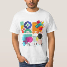 抽象芸術Tシャツ