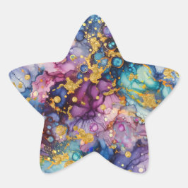 抽象芸術TexturesElectronicsバッグ 星シール