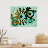 抽象芸術ViNYLポスター ポスター (キッチン)