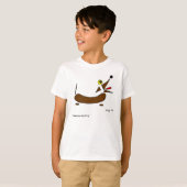 抽象芸術Wiener Dog Kids基本Tシャツ Tシャツ (正面フル)