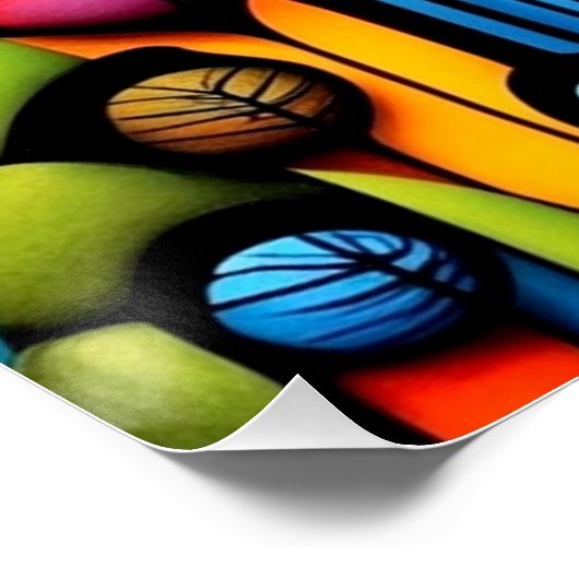 抽象葉樹2 ポスター (コーナー)