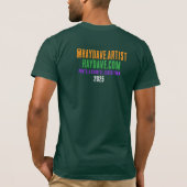 抽象表現主義のNBPT Tシャツ - PLNTDより - (裏面)