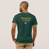 抽象表現主義のNBPT Tシャツ - PLNTDより - (裏面フル)