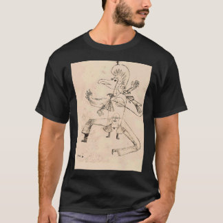 抽象表現主義 ファイアクラウンⅠ (火の道化師) Tシャツ