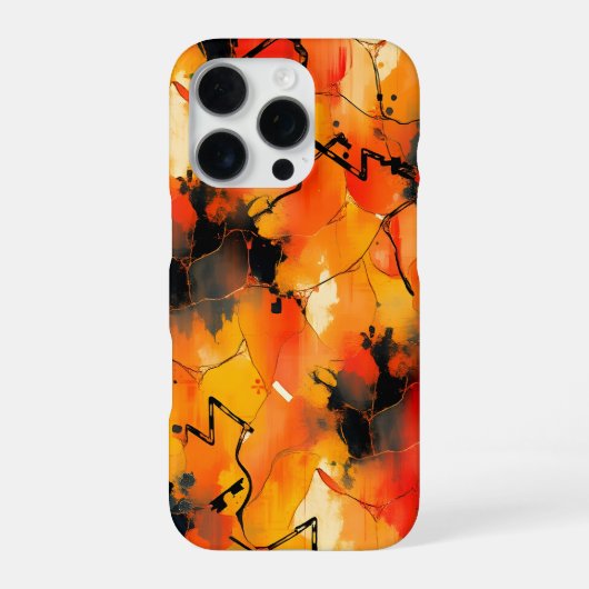 抽象表現主義  iPhoneケース (裏面)