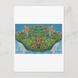 抽象表現: 'エステポナのダンス' ポストカード