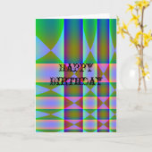 抽象表現, 誕生日おめでとう カード (黄色い花)