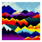 抽象風景20 ポスター (正面)