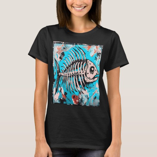 抽象骨 Tシャツ (正面)