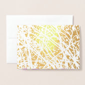 抽象 箔カード (封筒付き正面)