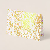 抽象 箔カード (正面)