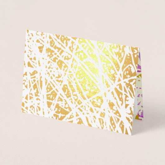 抽象 箔カード (正面)