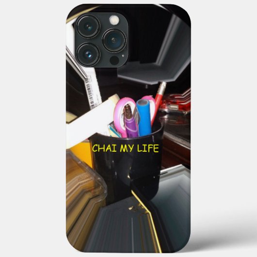 抽象 静物 ティーマグ オフィス ステーショナリー アート Case-Mate iPhoneケース (裏面)