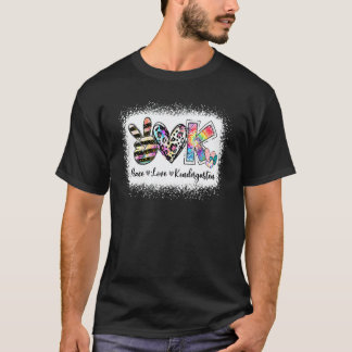 担任の先生 平和 愛 幼稚園 チーム 幼稚園児 Tシャツ