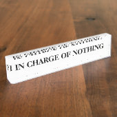 担当した名札 デスクネームプレート (側面)