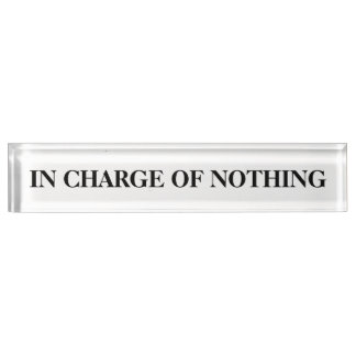 担当した名札 デスクネームプレート