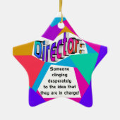 担当するディレクター…か。 セラミックオーナメント (裏面)