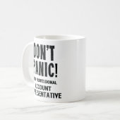 担当営業 コーヒーマグカップ (正面左)