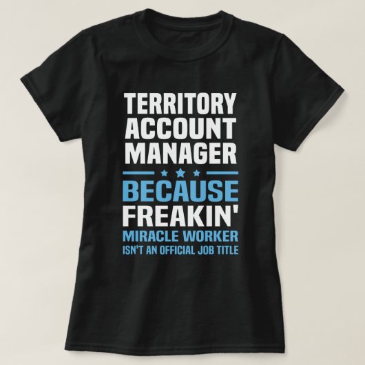 担当地域アカウントマネージャ Tシャツ (デザイン正面)