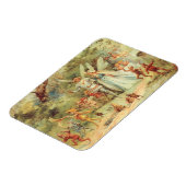 拇指姫と王子様の結婚式、ヴィンテージ・フェアリー・テイルズ マグネット (左側)