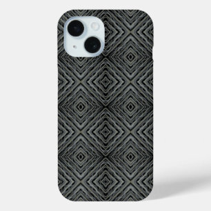 拍動リズムモダン抽象芸術アートイラストレーション iPhone 15ケース