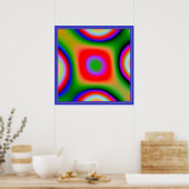 拍動色の組み合わせ ポスター (キッチン)