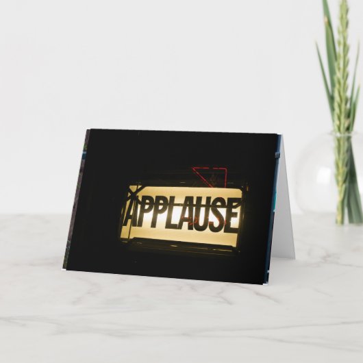 拍手 カード (正面)