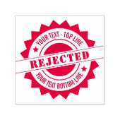 拒パーソナライズされた否された自己スタンプの印鑑 セルフインキングスタンプ (デザイン)