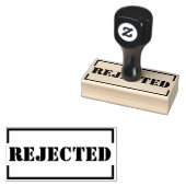 拒否されたパーソナライズされたゴム印 ラバースタンプ (押印)