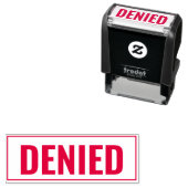拒否されたビジネス文字テンプレート セルフインキングスタンプ (インサイチュ)