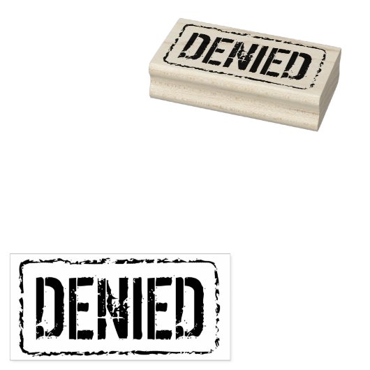 拒否された取り消されたオフィス用の木材ゴムのスタンプ ラバースタンプ (押印)