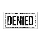 拒否された取り消されたオフィス用の木材ゴムのスタンプ ラバースタンプ (インプリント)