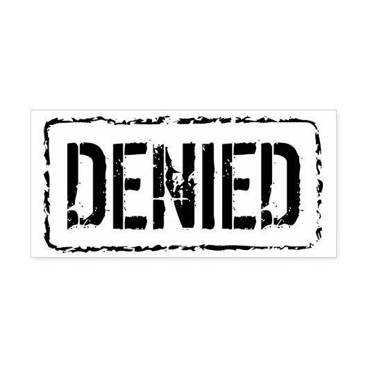 拒否された取り消されたオフィス用の木材ゴムのスタンプ ラバースタンプ (インプリント)