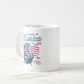 拒否する王アンチ権威主義米国の王 コーヒーマグカップ (正面左)