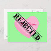 拒否と解散でHappy Valentinesを言う シーズンポストカード (正面/裏面)