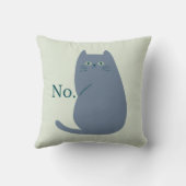 拒否ネコ クッション (裏面)