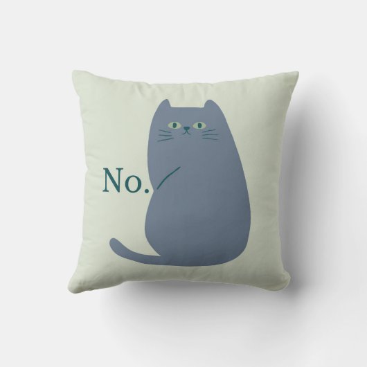 拒否ネコ クッション (裏面)