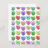 拒否バレンタインのはがき ポストカード (正面/裏面)