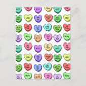 拒否バレンタインのはがき ポストカード (正面)