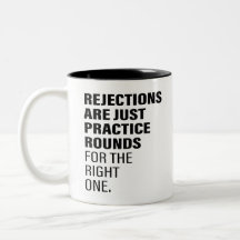 拒否勇気付けられる単語文字アートが拒否