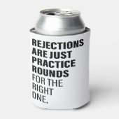 拒否勇気付けられる単語文字アートが拒否 缶クーラー (缶正面)