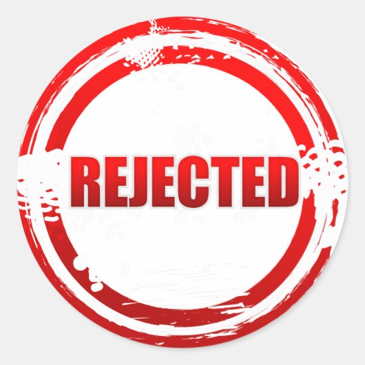 拒否 ラウンドシール (正面)