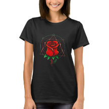 拒絶されたバラ：公式サインTシャツ