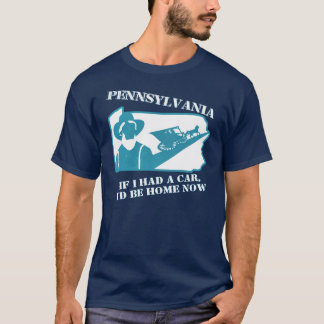 拒絶されたペンシルバニアの州のスローガンのティー Tシャツ
